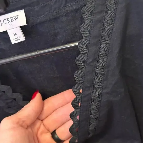 J. Crew Classic Black midi dress - Picture 4 of 6